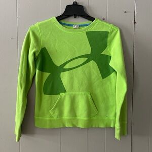 Under Armour Youth Size XL Pullover Green/Blue
